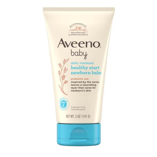 Aveeno Baby Healthy Start Newborn Body Balm Hypoallergenic 5 oz with Triple Oat Complex