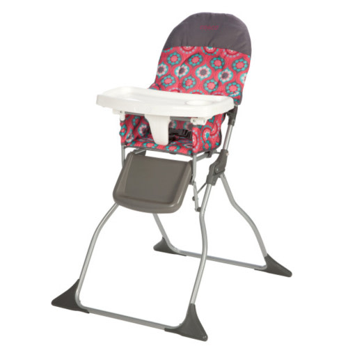 Cosco Kids Foldable Portable Toddler Seat for Easy Eating, Adjustable Feeding Tray, Posey Pop High Chair