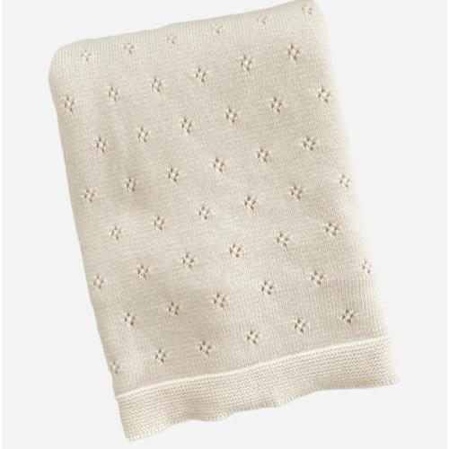 Organic Cotton Heirloom Pique Blanket