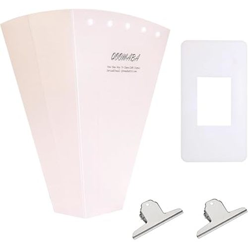 Cloth Diaper Sprayer Splatter Shield for Toilet, Snap Button Diaper Holder & Clips, Foldable Diaper Spray Bucket for Hands-Free Mess-Free Cleaning