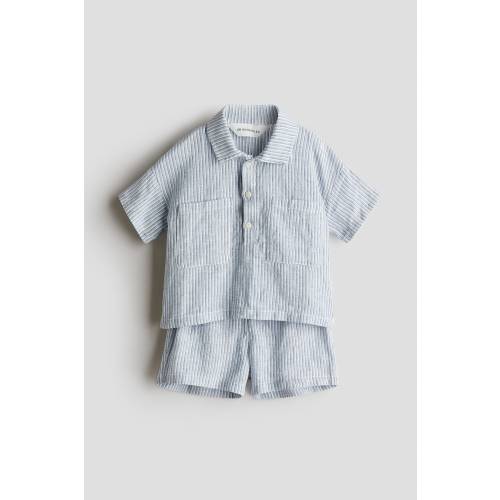 2-PIECE LINEN-BLEND SET