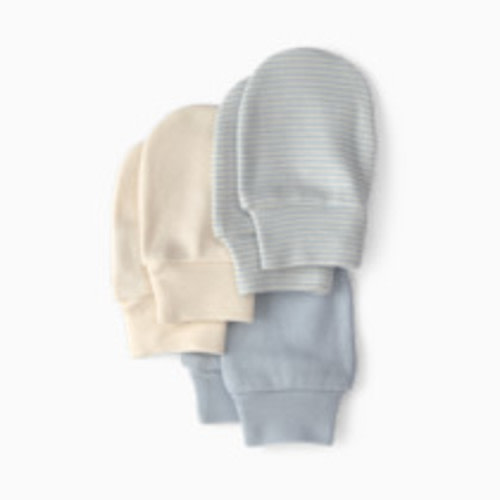 Carter's Mittens (3 Pack) - Blue/Ivory, 0-3 M