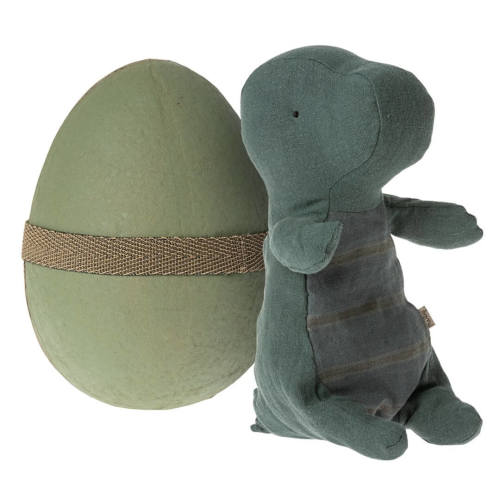 Small Gantosaurus in Egg - Dark Petrol