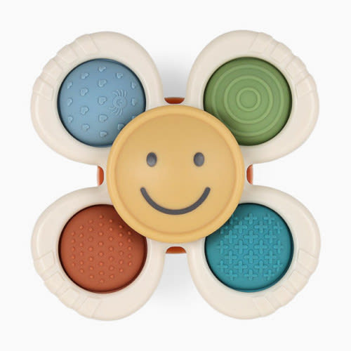Itzy Ritzy High Chair, Bath & Travel Fidget Toy - Smile