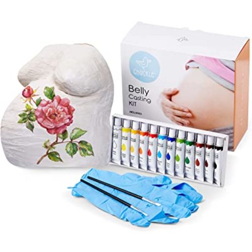 chuckle - Belly Casting Kit – Create a Beautiful 3D Pregnancy Keepsake, Easy DIY Belly Mold for Expecting Moms, Celebrate Your Journey into Motherhood