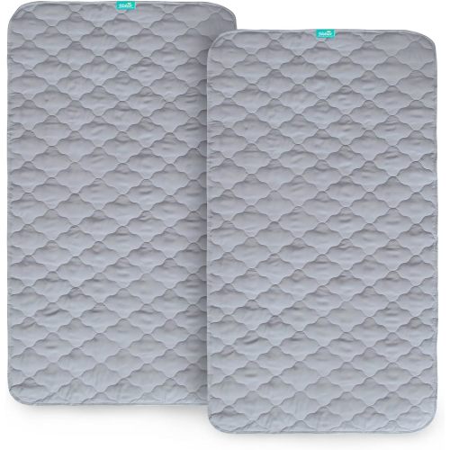 Waterproof Crib Mattress Protector Pad | Bed Pad Mat - 52" x 28", Anti Slip & Durable, 2 Pack