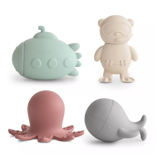 Sealife Mold Free Bath Play Set - 4 Pack