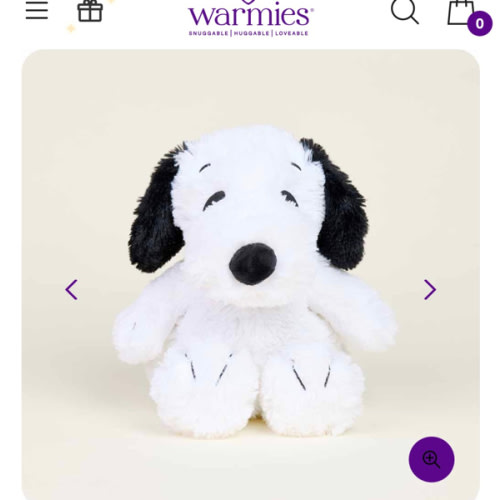 Snoopy Warmies | Microwavable Snoopy Warmies Stuffed Animal | Warmies USA