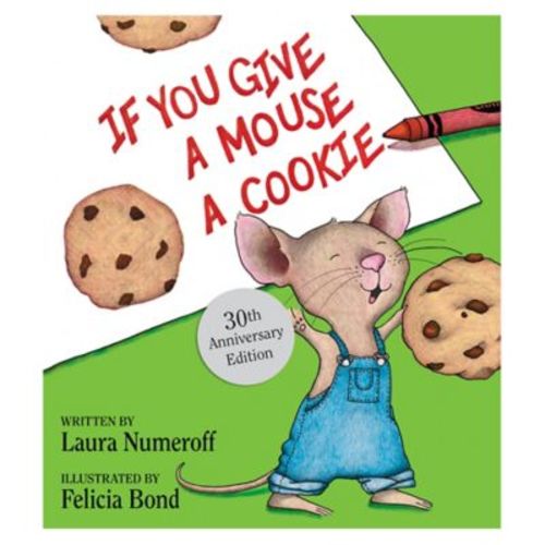 If You Give A Mouse A Cookie Hardcover Book - APPLE GREEN - BOOK