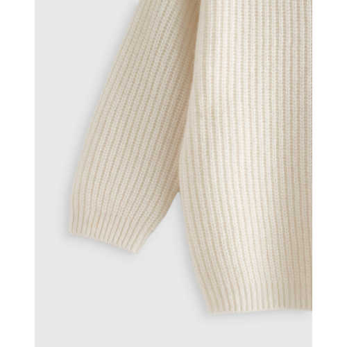 Mongolian Cashmere Fisherman Tunic Sweater