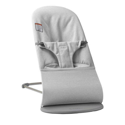 Bouncer Bliss: Light gray - Woven Mélange