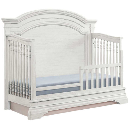 Olivia White Arch Top Convertible Crib