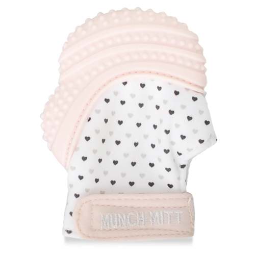 Munch Mitt - Pastel Pink - Hearts