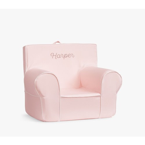 Kids Anywhere Chair®, Pearl with White Piping Slipcover Only