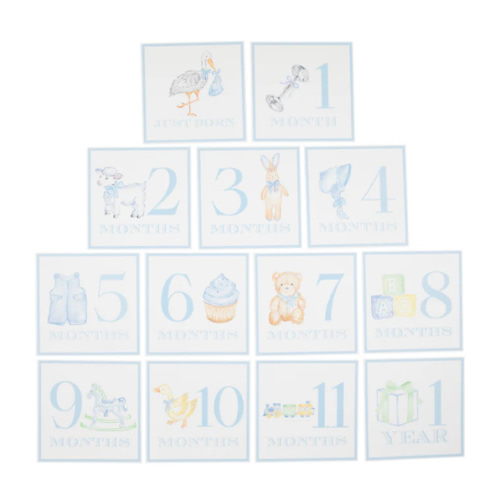 Sir Proper's Month Markers - Buckhead Blue