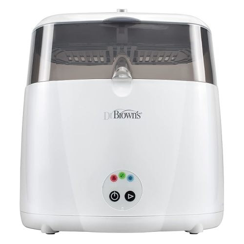 Dr. Brown’s Deluxe Electric Sterilizer for Baby Bottles and Other Baby Essentials - Deluxe Sterilizer - 1 Count (Pack of 1)