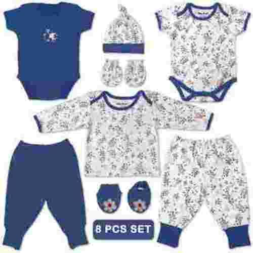 Baby Bright Newborn Essentials Must Have Clothes for Baby Girl, Outfit Gifts for Infant, Baby Shower Gift, 8-Pieces, Size 0-3 Months