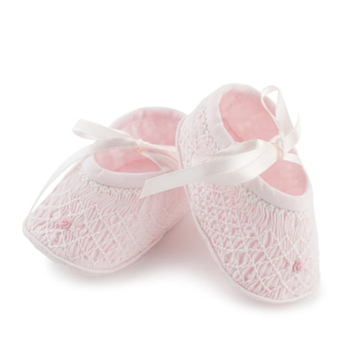 Girls Smocked Booties