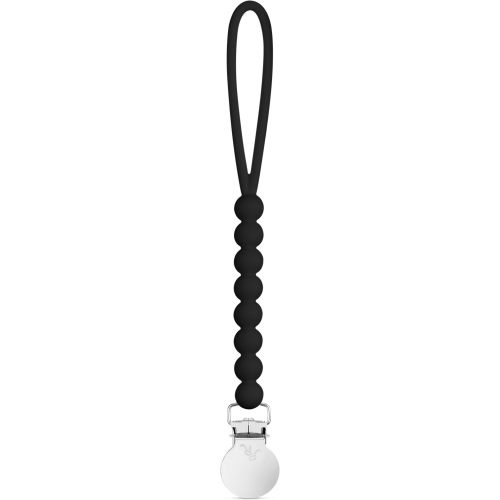 Ryan & Rose Cutie Clip Judy - Pacifier Clip Holder Silicone (Black)