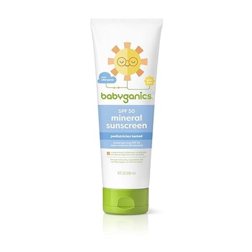 Babyganics SPF 50 Baby Mineral Sunscreen Lotion