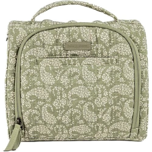 JuJuBe Insulated Bottle Bag, Breastmilk Cooler Bag Fits 3 Baby Bottles, Storage Tote for Nursing Mom, Daycare & Travel, Lunch Bag w/Handle & Shoulder Strap (Paisley Floral)