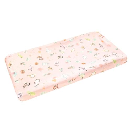 Premium Diaper Changing Pad Cover Enchanted Friends by Copper Pearl
