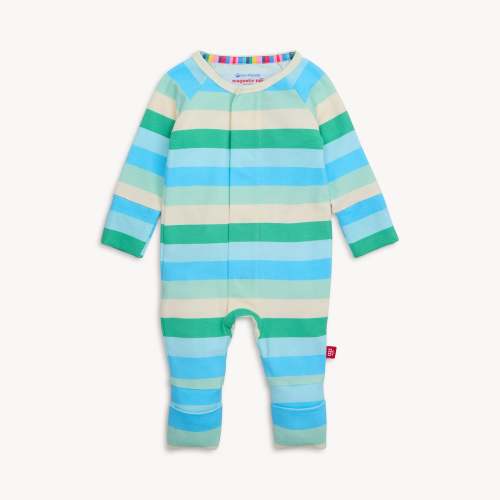 blue stripe cloudstretch™ magnetic grow with me convertible coverall – Magnetic Me