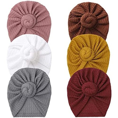 Baby Turban Newborn Baby Girl Hospital Hat Nursery Beanie Headwrap Bohemia Donuts Cap