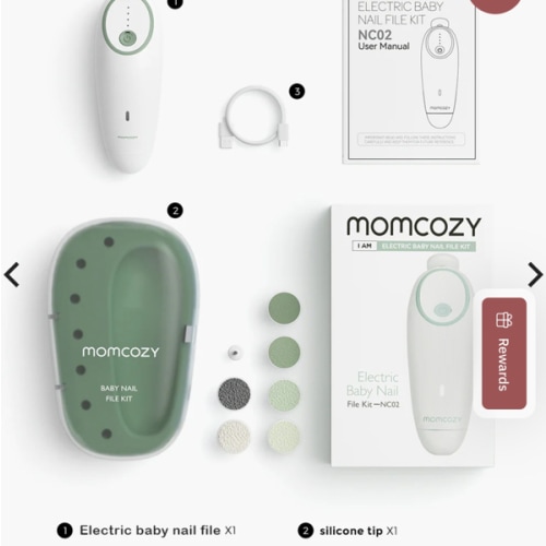 Momcozy Electric Baby Nail File - Low Noise