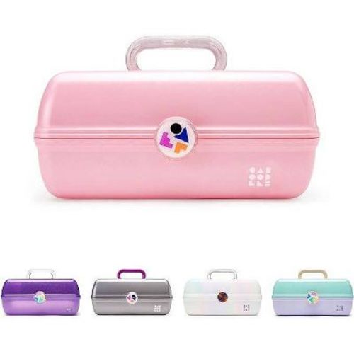 Caboodles On The Go Girl In Pink Shimmer Makeup Bag