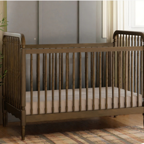 Namesake Liberty 3-in-1 Convertible Spindle Crib + Toddler Bed Conversion Kit | Modern Nursery™