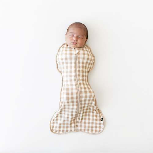 Swaddle Bag in Gingham Bisque 0.5