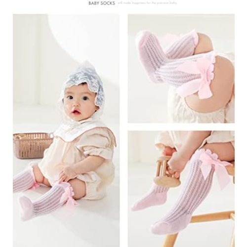 Baby Knee High Socks Newborn Infants Toddlers Cotton Uniform Stockings Warm Cotton Boys Girls Stockings