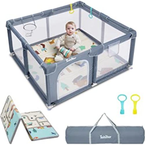 Baby Playpen with Mat
