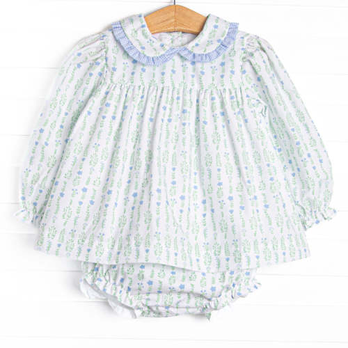 Streamside Sprouts Diaper Set, Green – Stitchy Fish