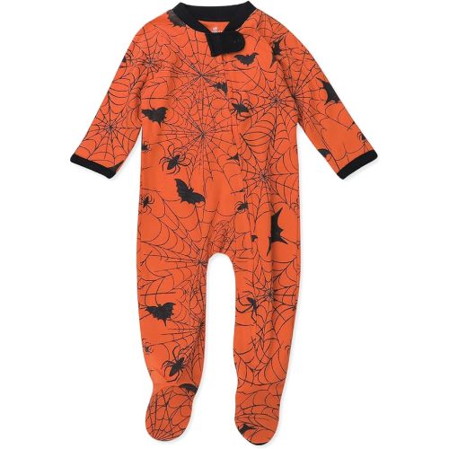 HonestBaby Celebration Sleep & Play Footed One-Piece Pajama Sleeper 100% Organic Cotton
