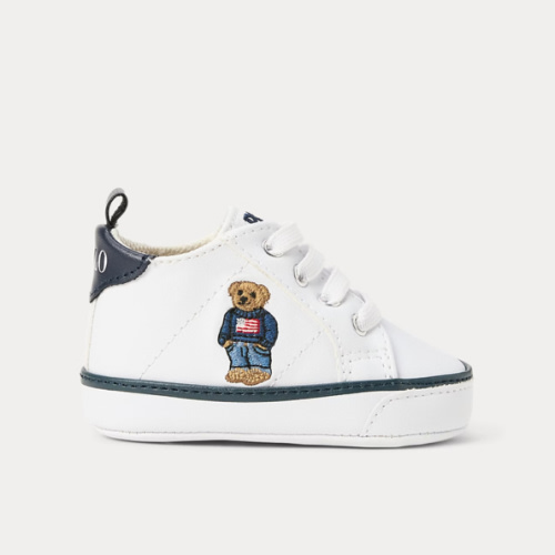 Quilton Polo Bear Faux-Leather Sneaker