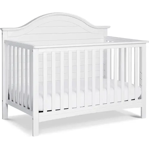 Carter's by DaVinci Nolan 4-in-1 Convertible Crib in White, Greenguard Gold Certified, 1 Count (Pack of 1)