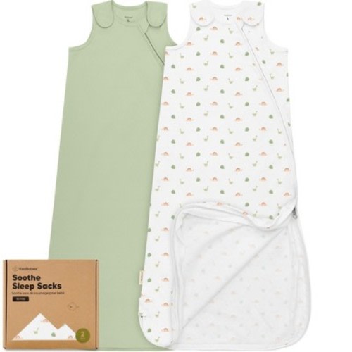 KeaBabies 2-Pack Sleep Sacks for Babies, Soothe Sleeping Sack Wearable Blanket, Infant, Toddler, Newborn Swaddle Sack