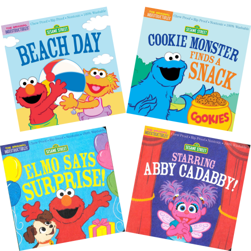 Sesame Street Gang! Set of 4 (Indestructibles)