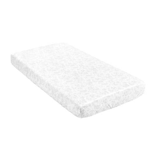 Lush Decor Baby Garden Of Flowers Soft & Plush Fitted Crib Sheet - 52"x 28" x 9"