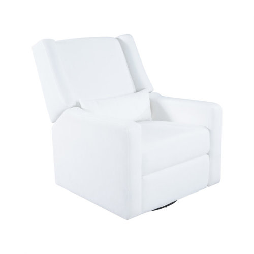Cutlor Luxury Power Motion ReclinerSwivel Glider, Upholstered Reclining Sofa Chair with Lumbar Support