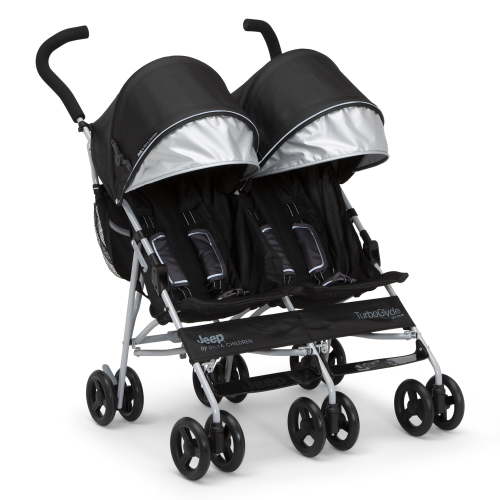 Free Shipping! Jeep TurboGlyde Plus Side by Side Double by Delta Children, Black