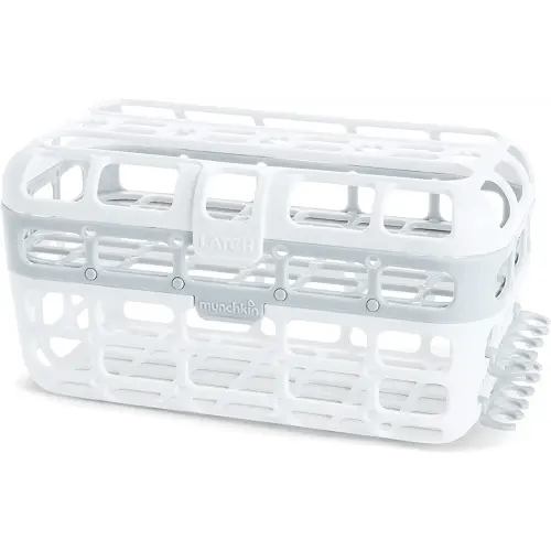 Amazon.com: Munchkin® High Capacity Dishwasher Basket, 1 Pack, Grey : Baby