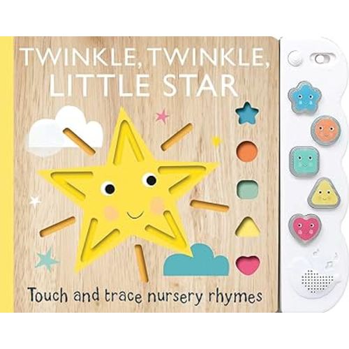 Touch and Trace Nursery Rhymes: Twinkle, Twinkle Little Star with 5-Buttton Light and Sound