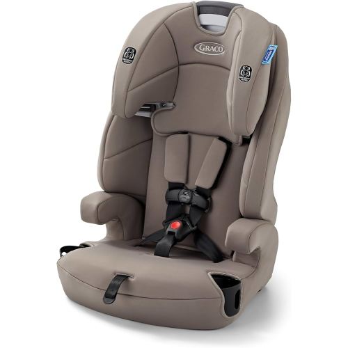 Graco Tranzitions 3-in-1 Harness Booster Car Seat, Forward Facing Car Seat, Highback, to Backless Booster, Cinder