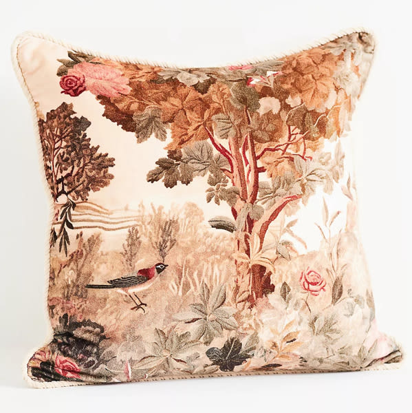 Velvet Tapestry Pillow | Anthropologie