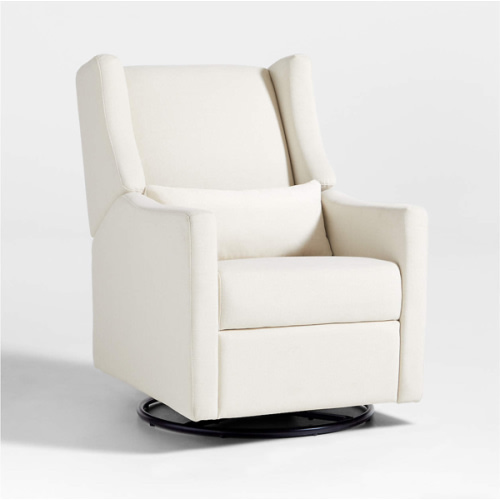 Babyletto Kiwi Cream Electronic Swivel Glider Power Recliner Nursery Chair
