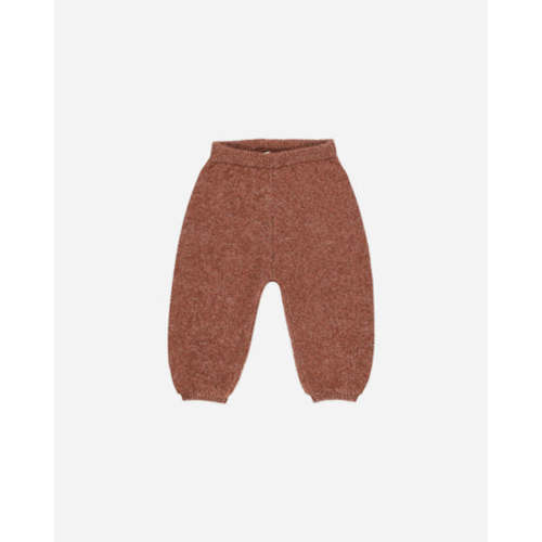 3-6M: Knit Pant || Heathered Brick