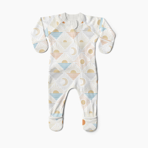 Goumi Kids x Babylist Grow With You Footie - Loose Fit - Celestial, 0-3 M